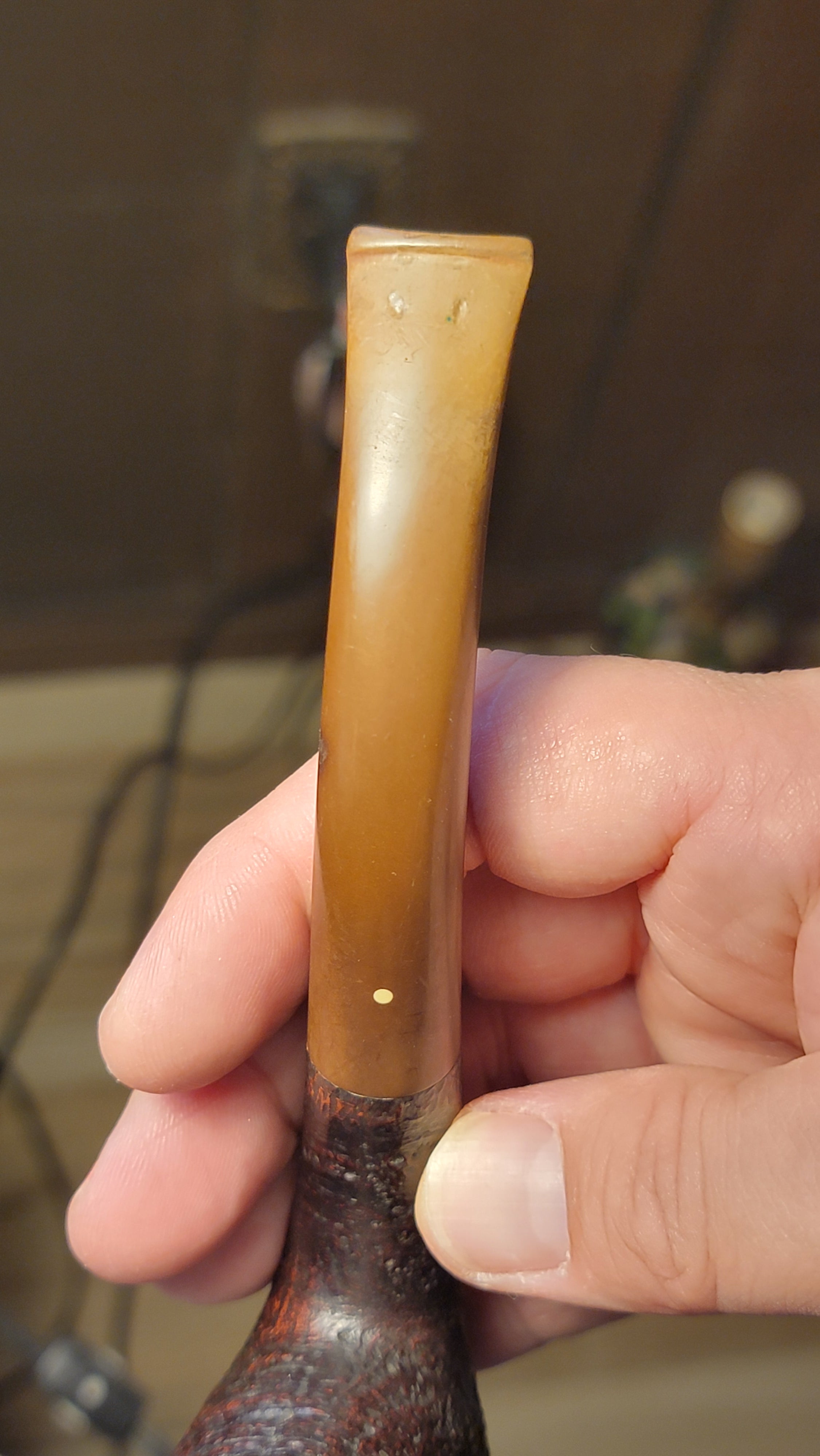 Dunhill Shell Briar 1962 Bent Billiard Pipe 120 F/T Size 4S Made in England