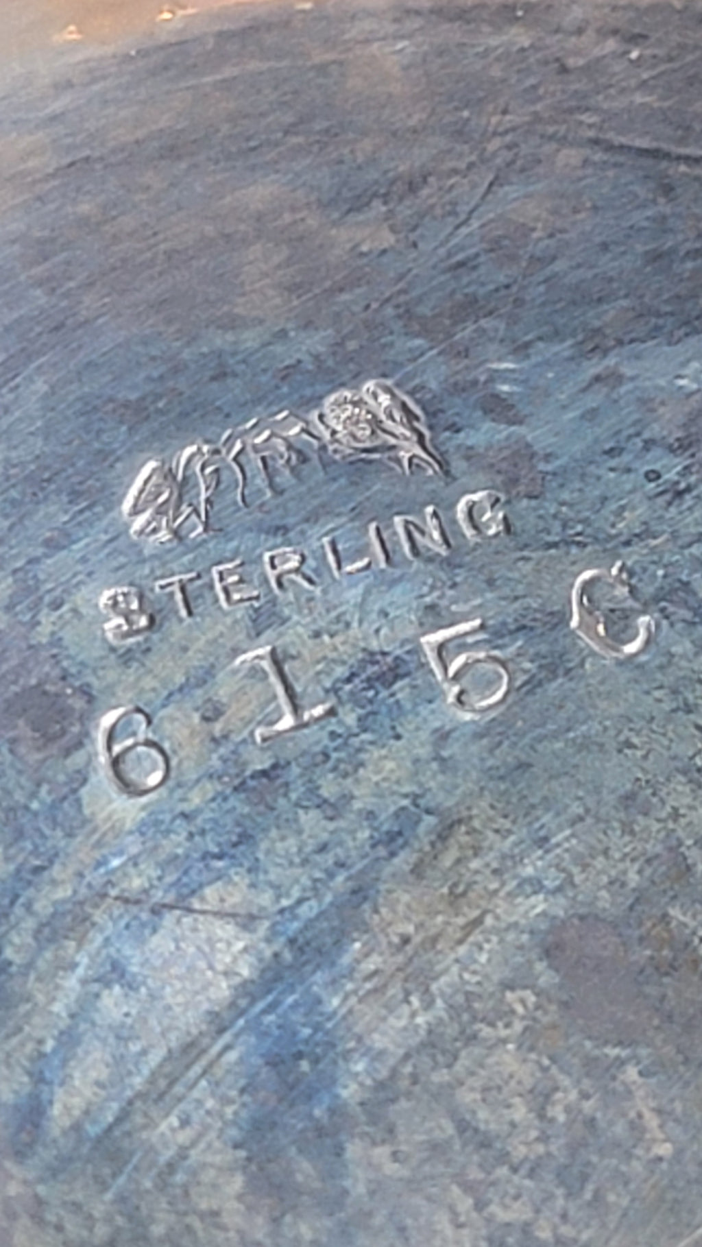 1936 Gorham Sterling Silver Waste Bowl Georgian Hand Chased 925 Silver