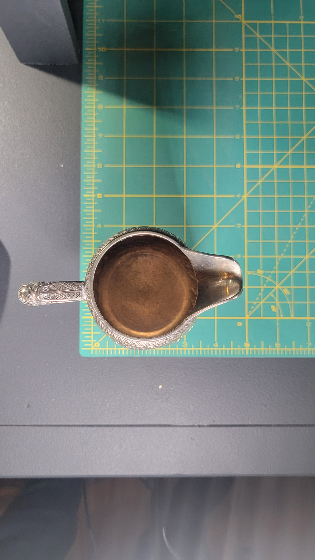 1936 Gorham Sterling Silver Creamer Georgian Hand Chased 925 Silver