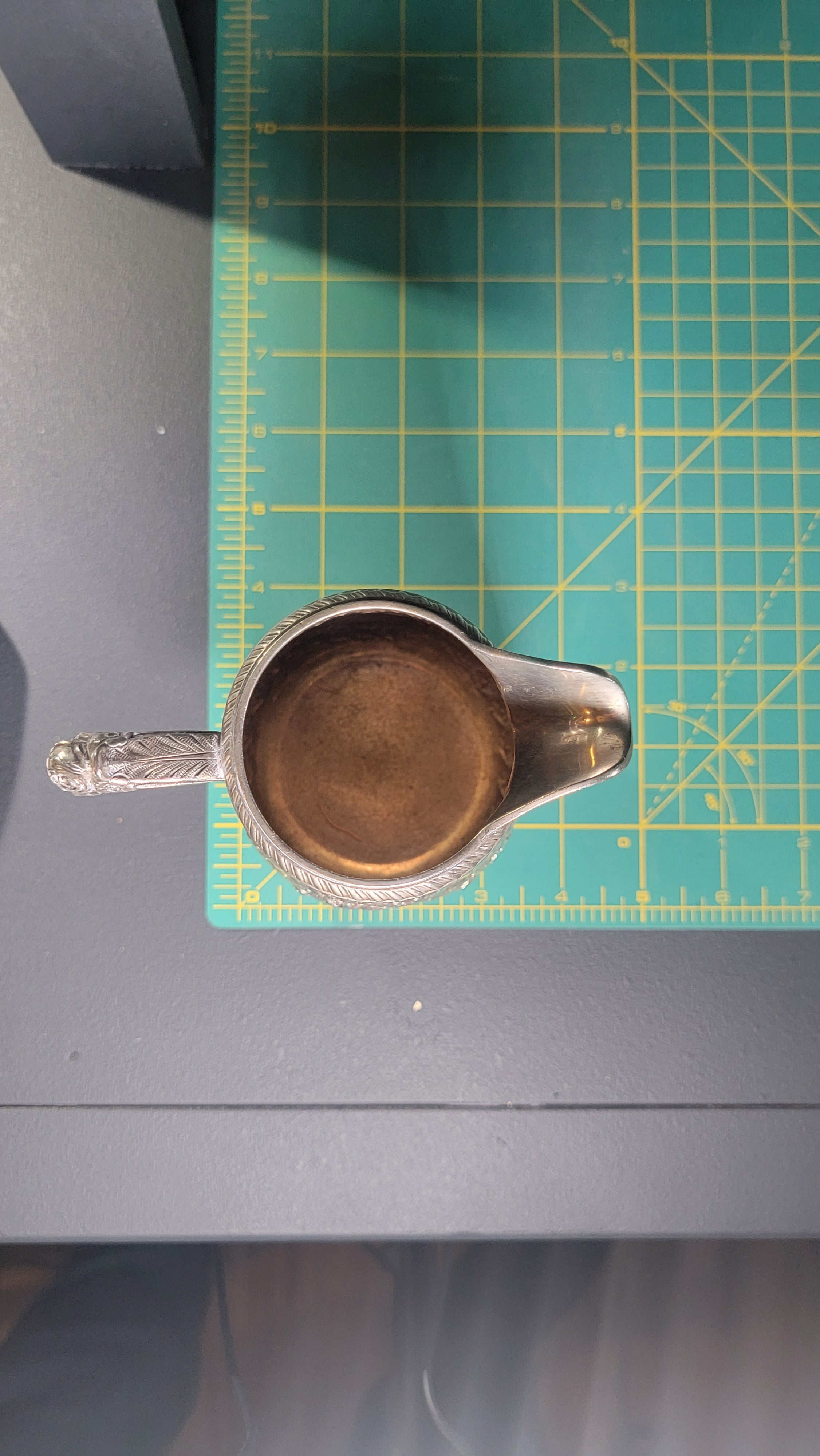 1936 Gorham Sterling Silver Creamer Georgian Hand Chased 925 Silver
