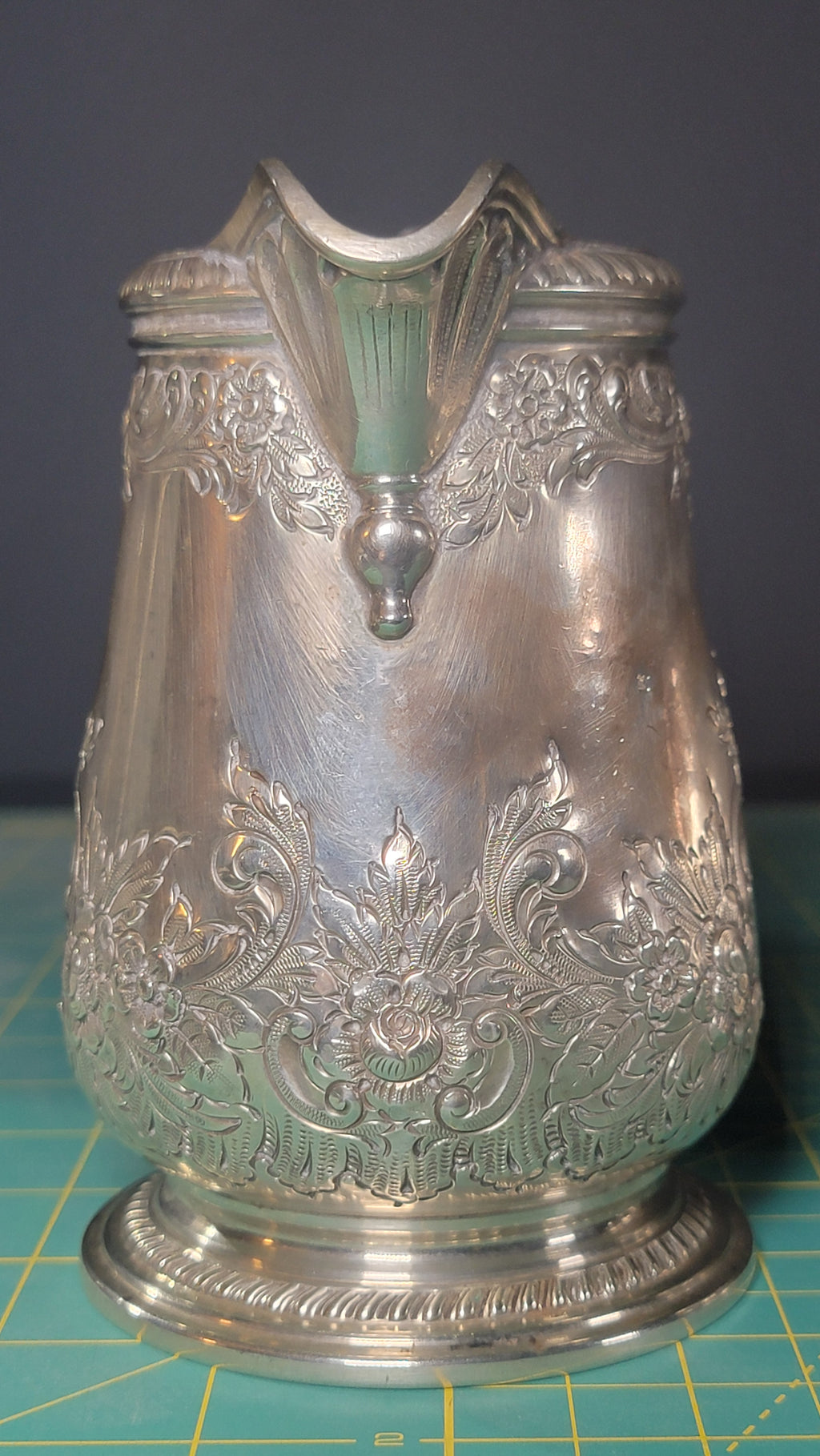 1936 Gorham Sterling Silver Creamer Georgian Hand Chased 925 Silver