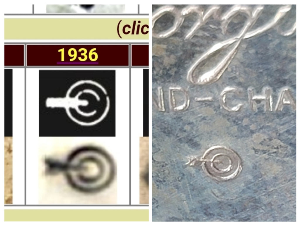 1936 Gorham Sterling Silver Waste Bowl Georgian Hand Chased 925 Silver