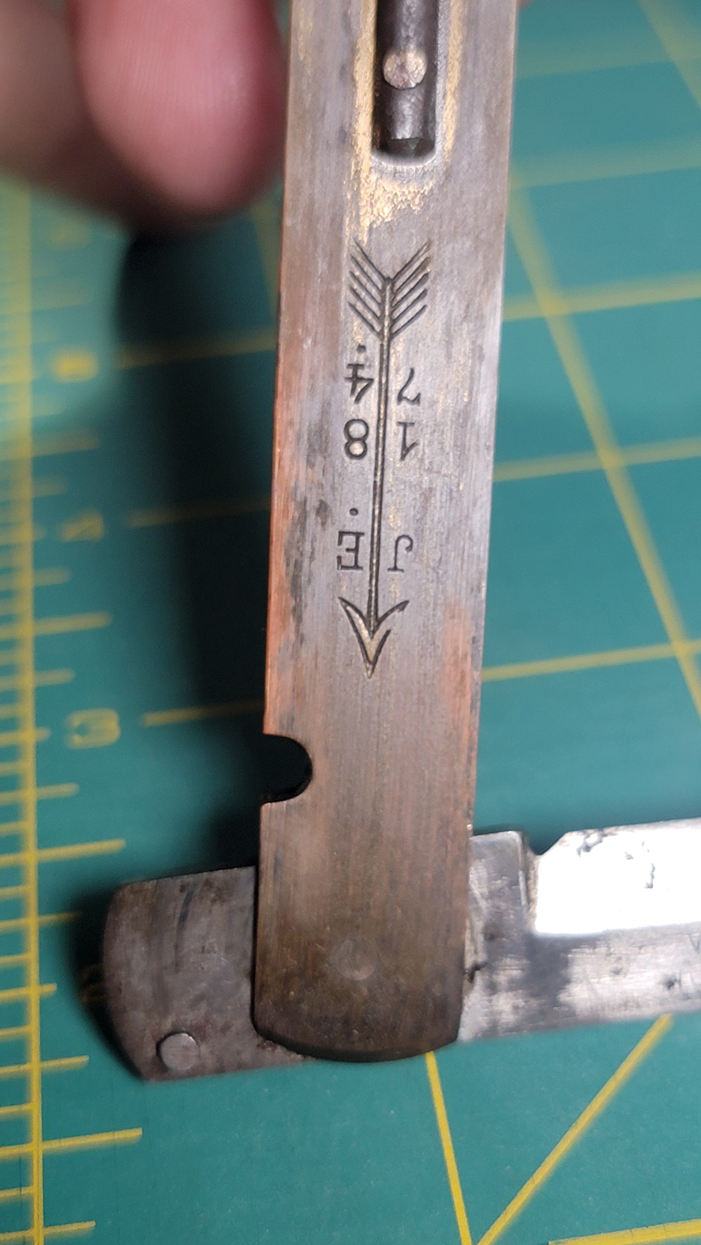 Antique Joh. Engström Eskilstuna Barrel Folding Knife - Curly Birch Handle - c.1874-1917