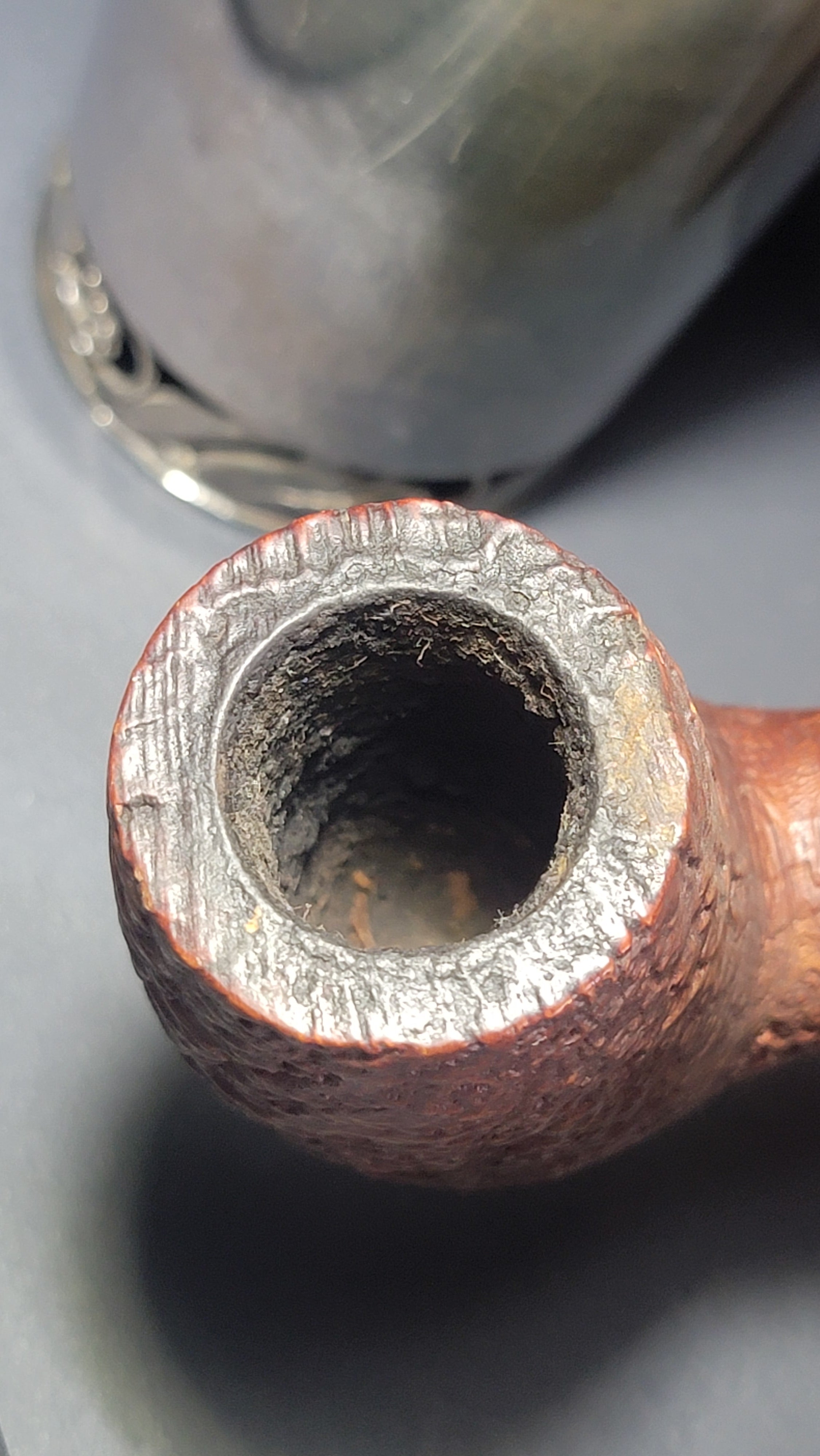 1962 Dunhill Tanshell 120 4T Pipe - Made in England - Bent Billiard - Group 4