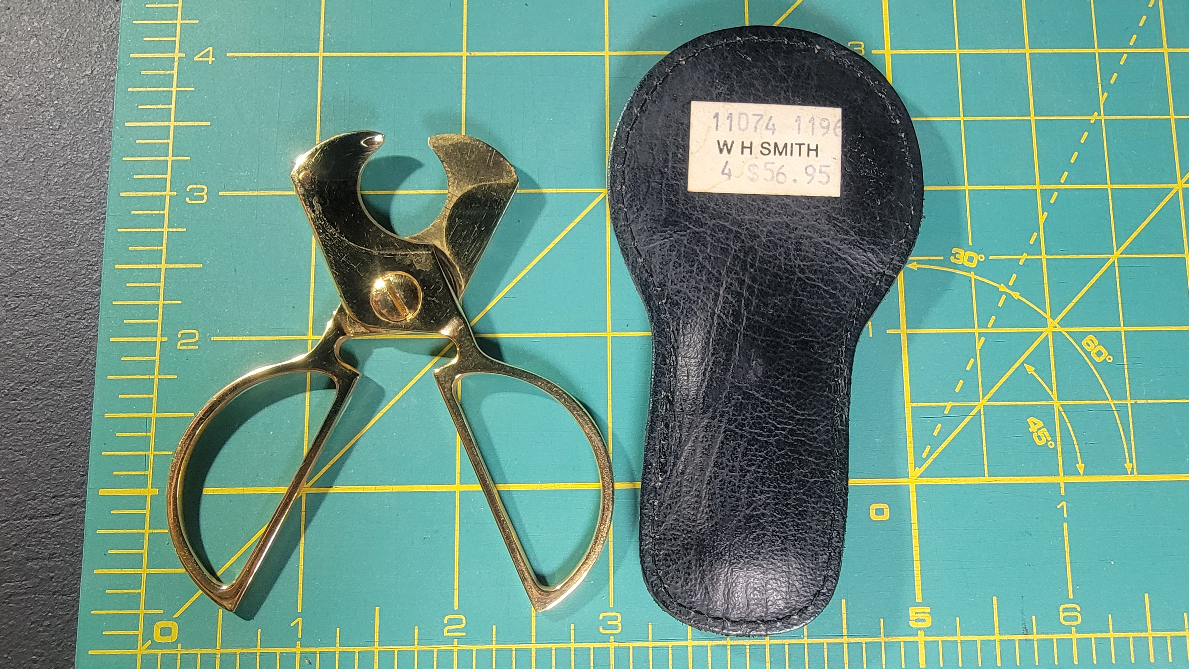 3 Premium Cigar Cutters - 2 Solingen Germany + 1 Prometheus - Vintage Gold Finish