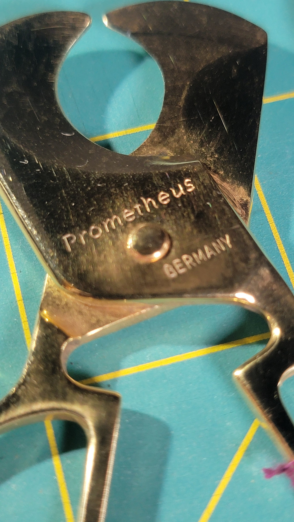 3 Premium Cigar Cutters - 2 Solingen Germany + 1 Prometheus - Vintage Gold Finish
