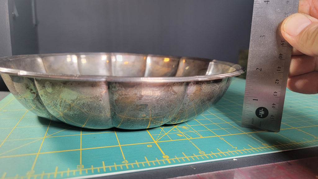 Tiffany & Co. Sterling Silver Scalloped Bowl - Art Deco Era 1915 - 550g