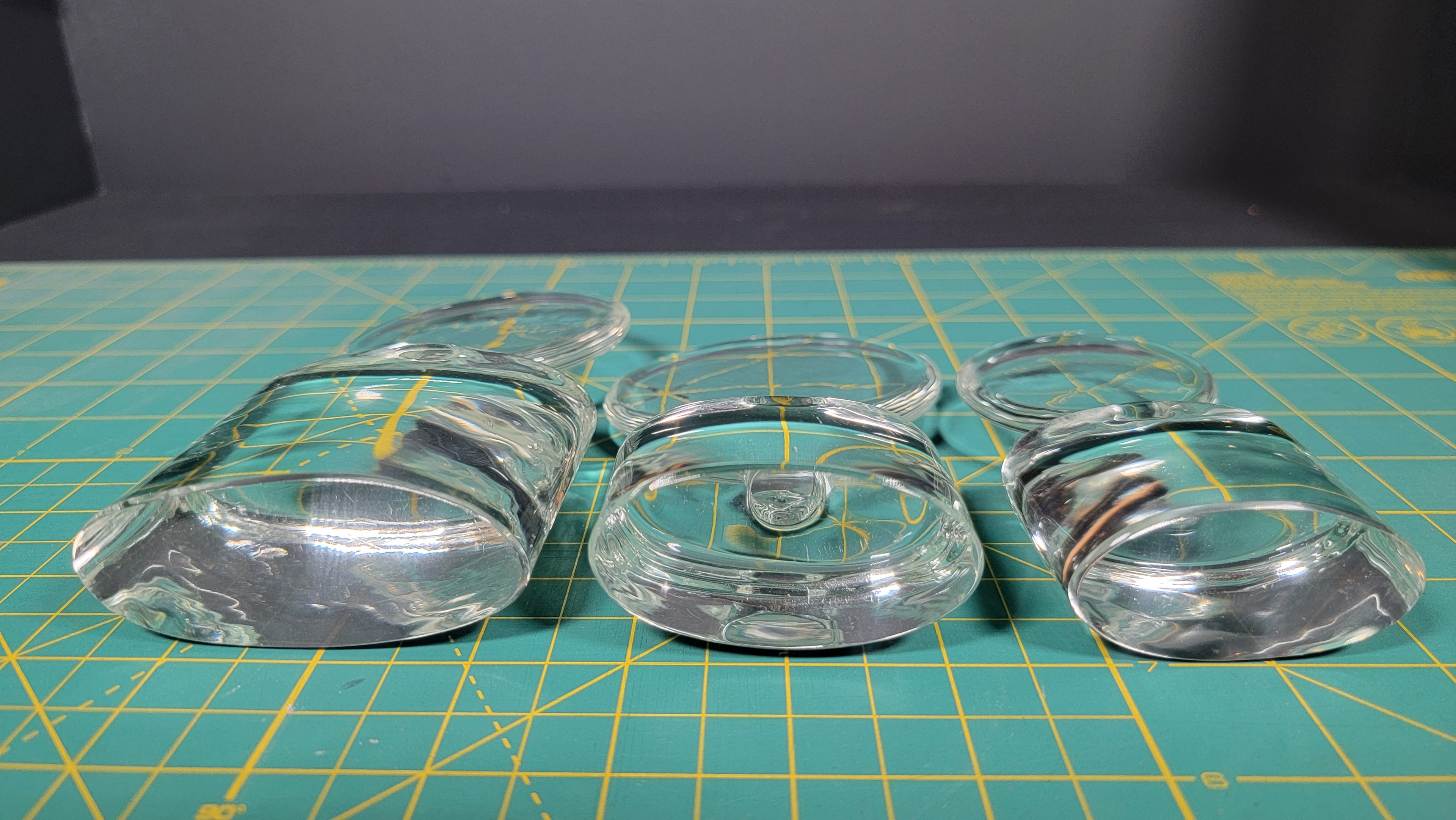 Set of 3 Renato Toso "Famiglia" Glass Ingot Sculptures - Fratelli Toso - Early 1960s