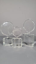 Set of 3 Renato Toso "Famiglia" Glass Ingot Sculptures - Fratelli Toso - Early 1960s