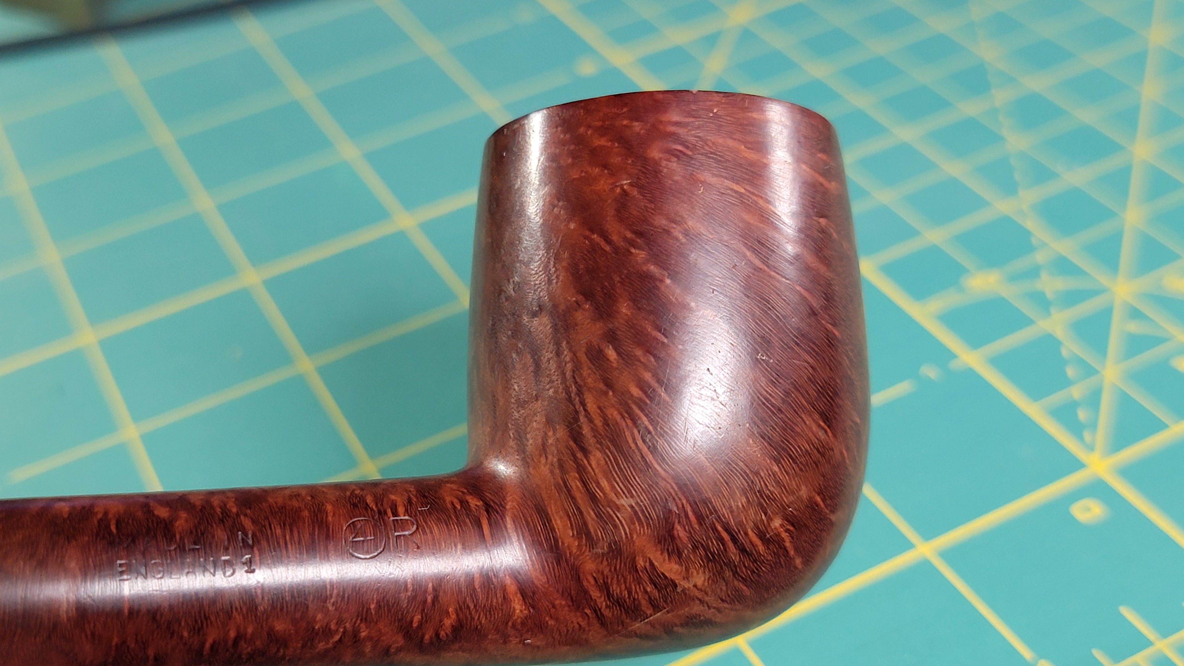 1961 Dunhill Root Briar LBS F/T - Large Saddle Billiard - Group 4R - Made in England