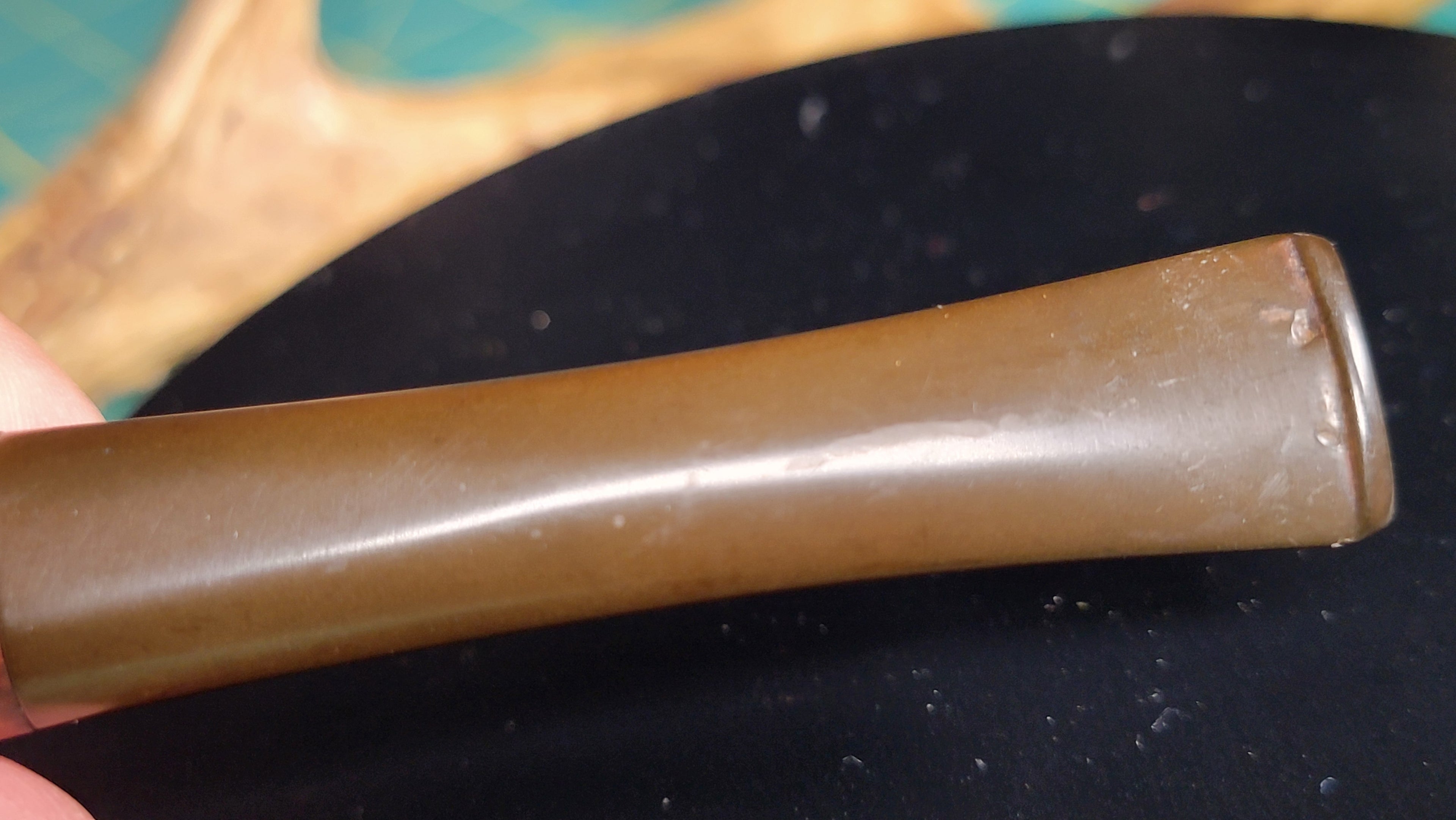 1969 Dunhill Tanshell 104 F/T Pipe - Straight Billiard - Group 4T - Made in England