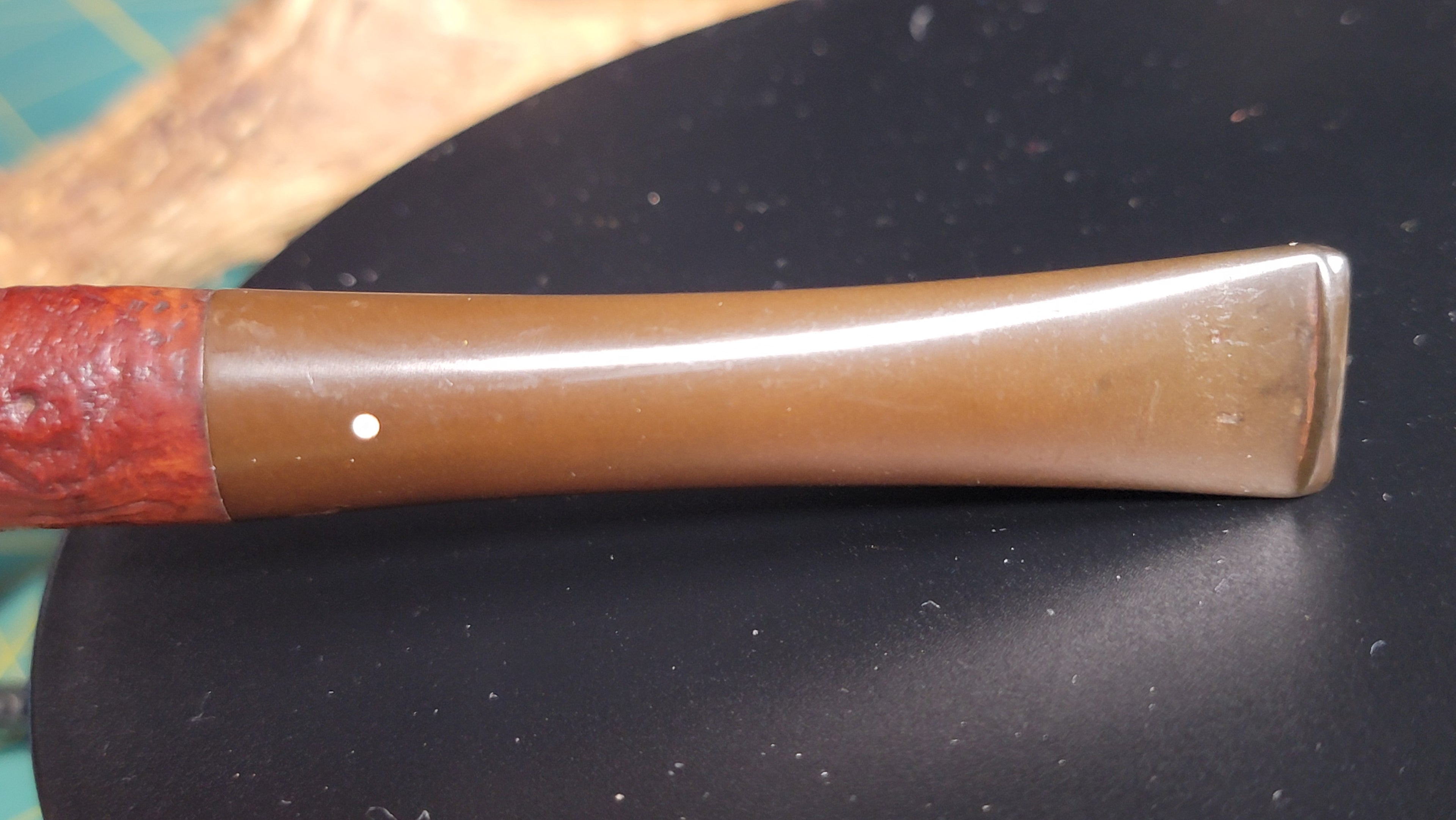 1969 Dunhill Tanshell 104 F/T Pipe - Straight Billiard - Group 4T - Made in England