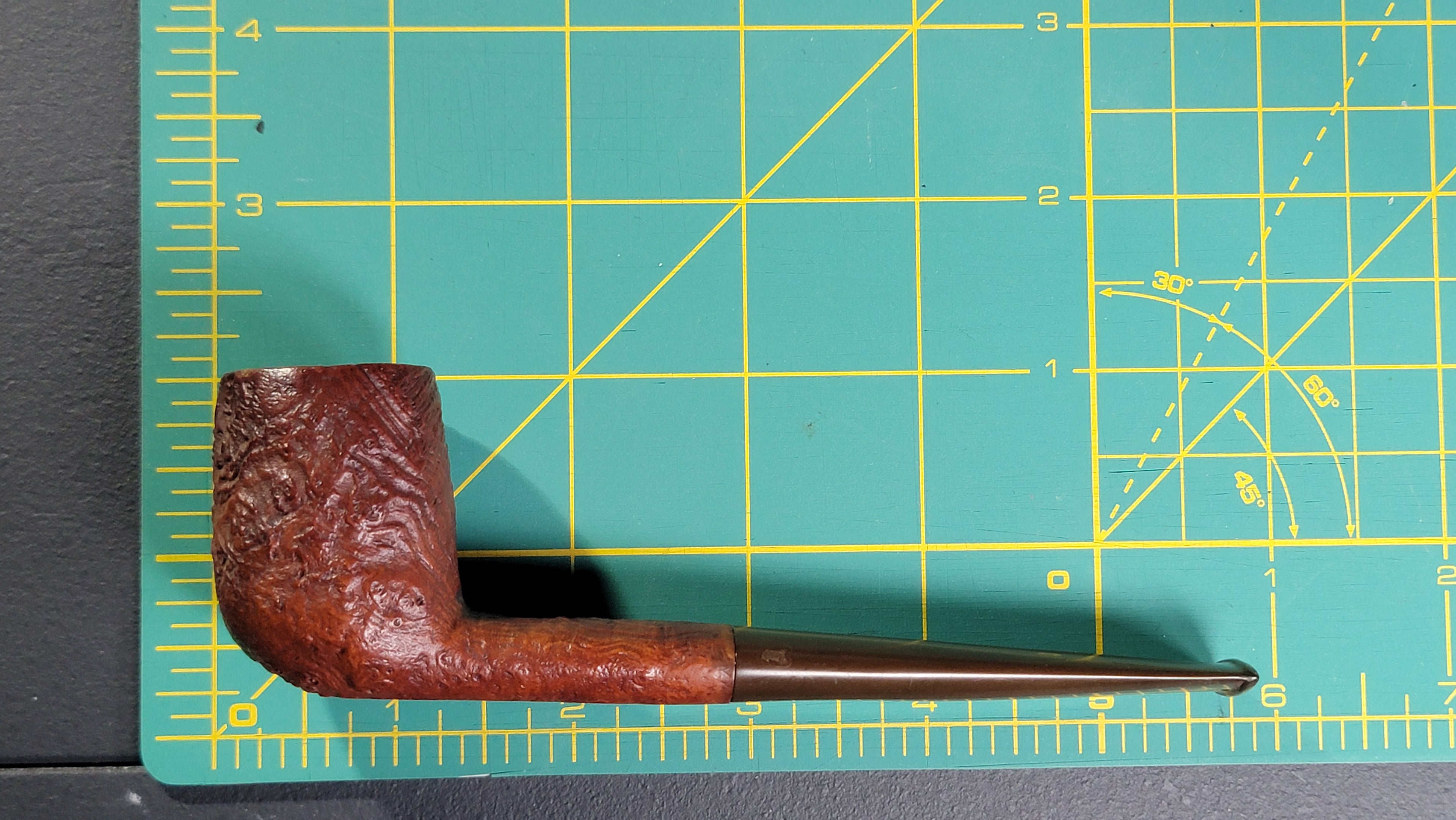 1969 Dunhill Tanshell 104 F/T Pipe - Straight Billiard - Group 4T - Made in England