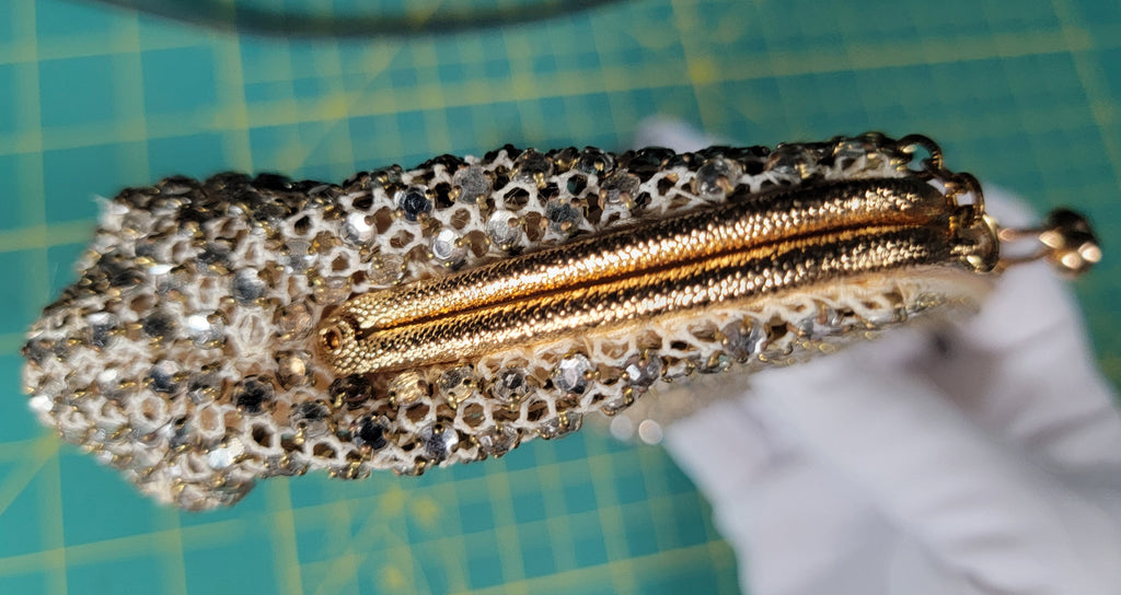 Vintage Walborg Rhinestone Purse - Made in Western Germany - Late 1950s/Early 1960s