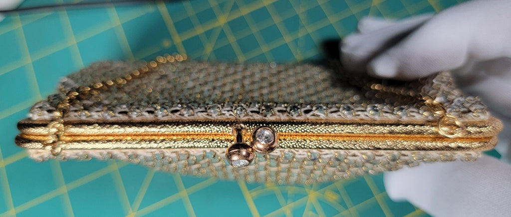 Vintage Walborg Rhinestone Purse - Made in Western Germany - Late 1950s/Early 1960s