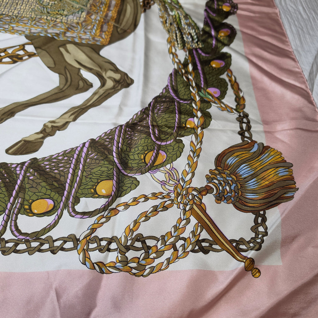 Hermès “Passementerie” Silk Scarf – 90cm Carré – Mint Condition