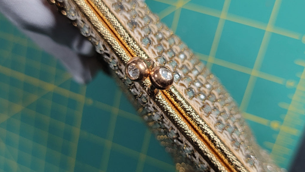 Vintage Walborg Rhinestone Purse - Made in Western Germany - Late 1950s/Early 1960s