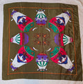 Hermès “Les Montgolfières” Silk Scarf – Olive Green – 90cm Carré – Mint Condition