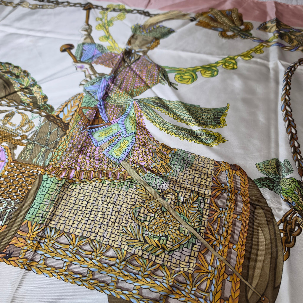 Hermès “Passementerie” Silk Scarf – 90cm Carré – Mint Condition