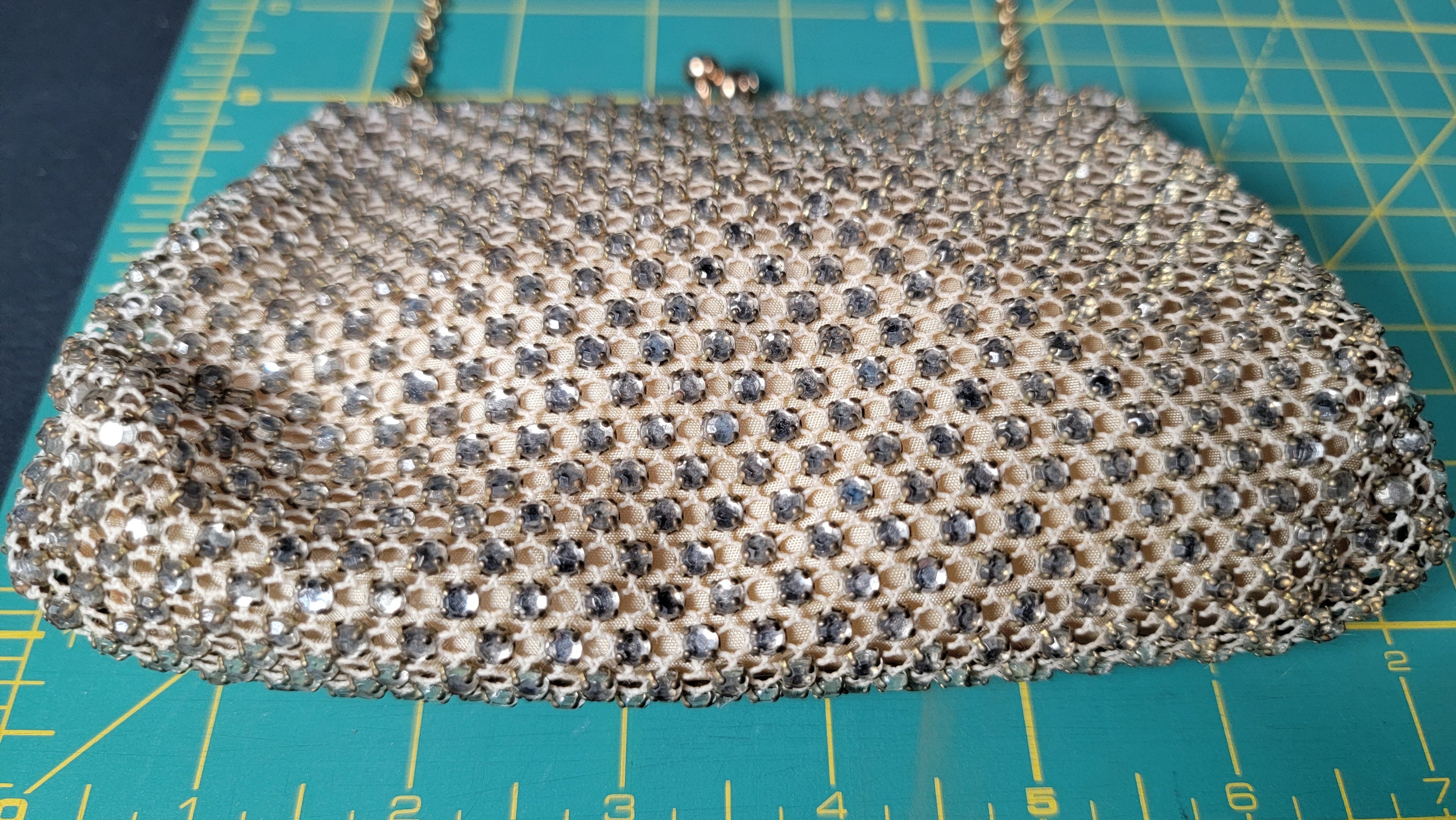 Vintage Walborg Rhinestone Purse - Made in Western Germany - Late 1950s/Early 1960s