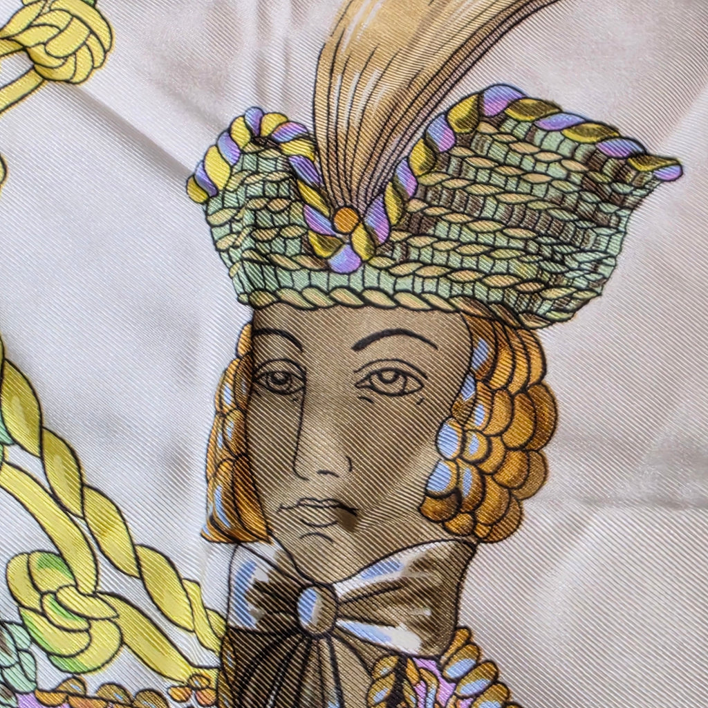 Hermès “Passementerie” Silk Scarf – 90cm Carré – Mint Condition