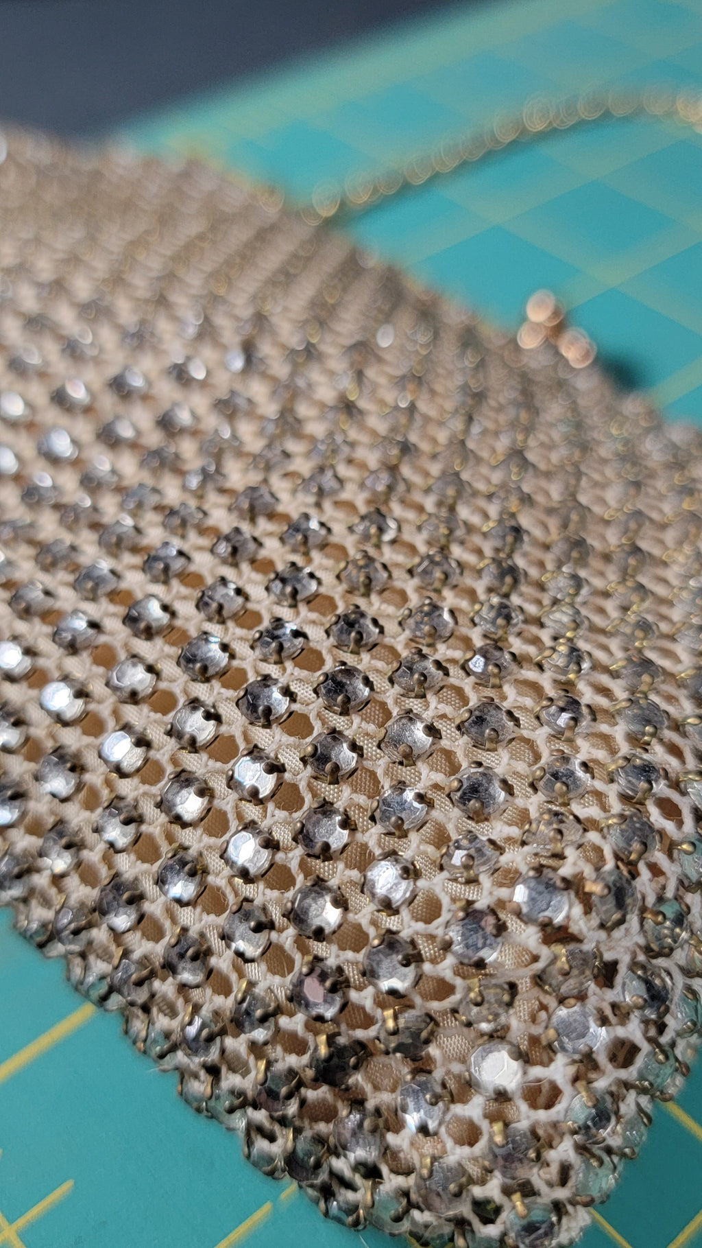 Vintage Walborg Rhinestone Purse - Made in Western Germany - Late 1950s/Early 1960s