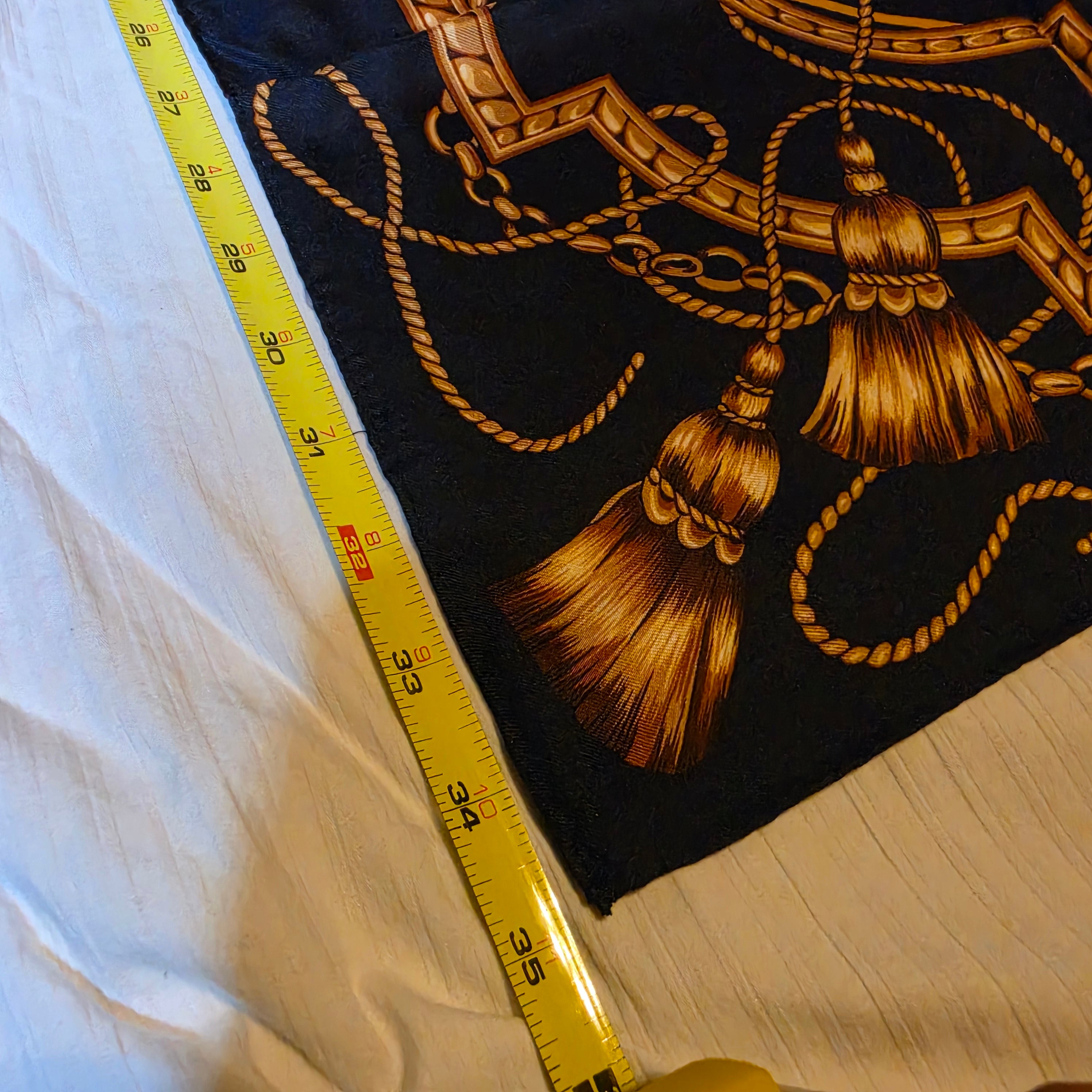Vintage Polo Ralph Lauren Silk Scarf (signed)