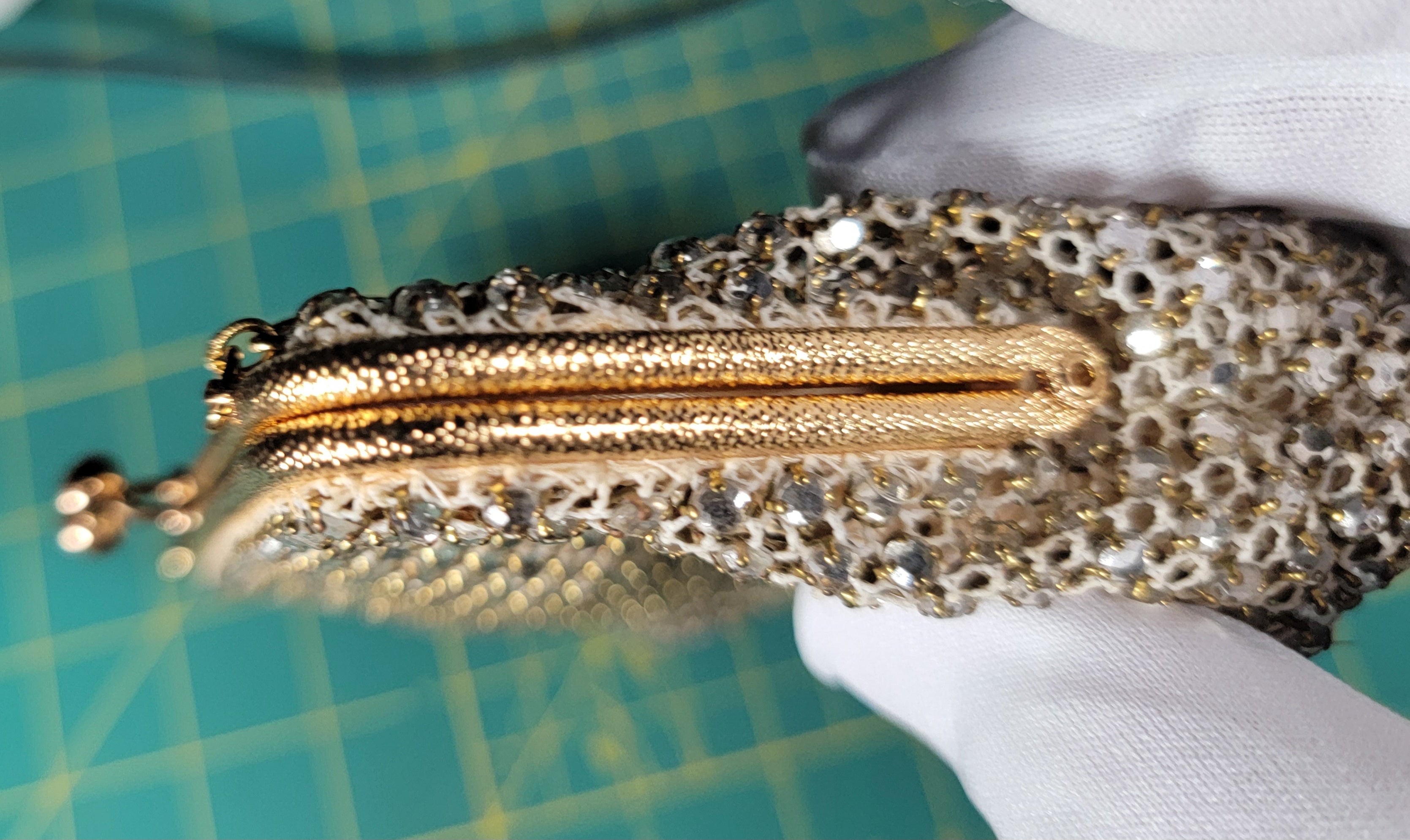 Vintage Walborg Rhinestone Purse - Made in Western Germany - Late 1950s/Early 1960s