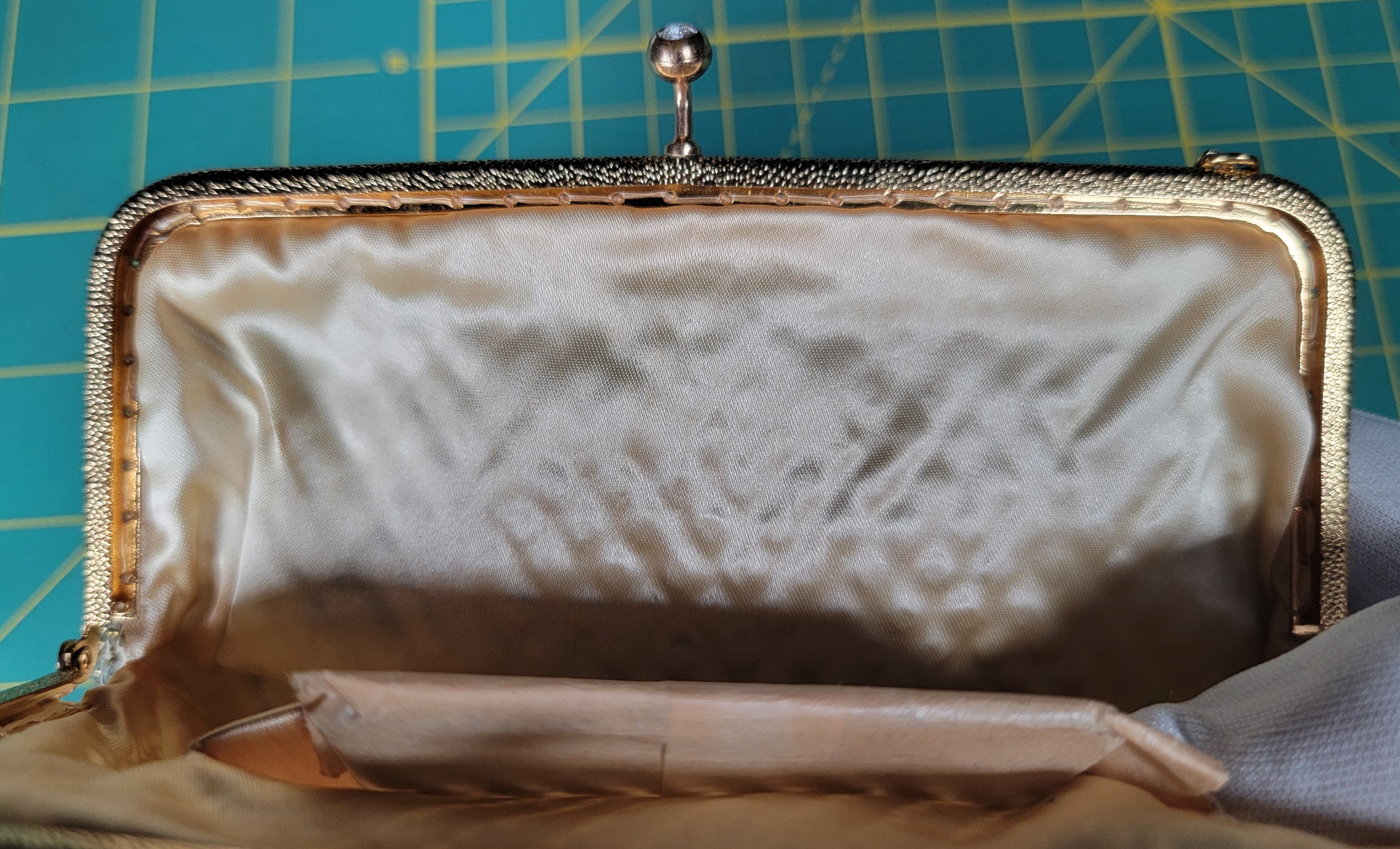 Vintage Walborg Rhinestone Purse - Made in Western Germany - Late 1950s/Early 1960s