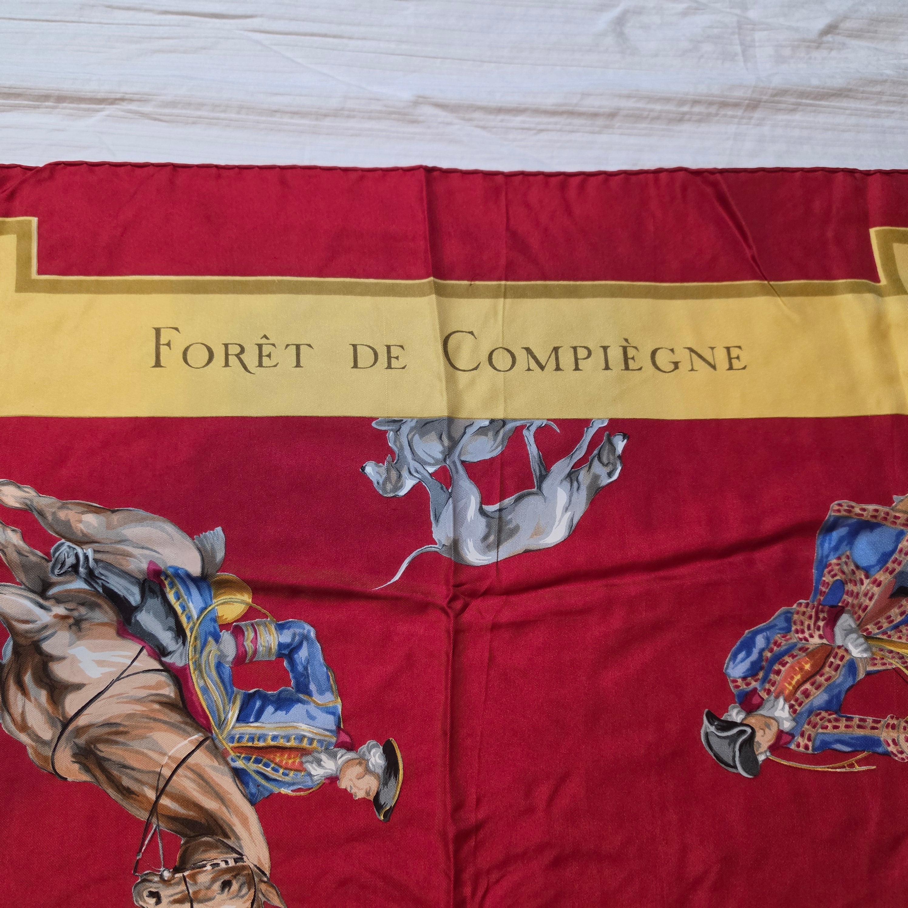 1956 Vintage Hermès "Grande Vénerie Royale" 90cm Silk Scarf (Rare First Edition)