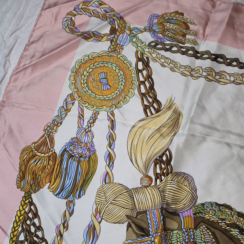 Hermès “Passementerie” Silk Scarf – 90cm Carré – Mint Condition