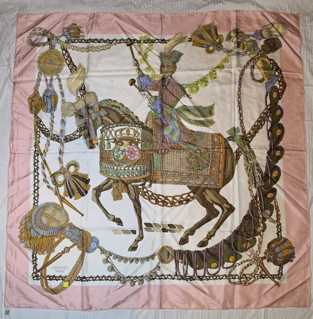 Hermès “Passementerie” Silk Scarf – 90cm Carré – Mint Condition