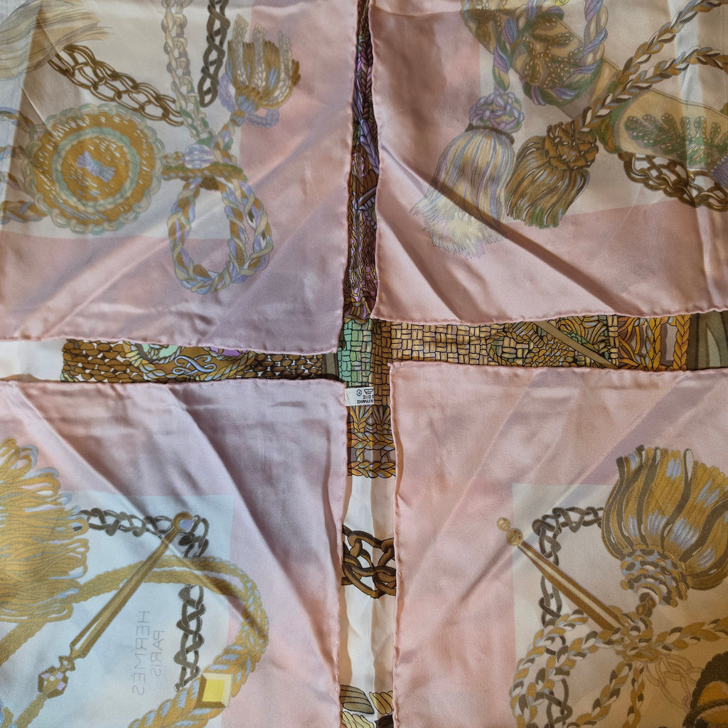 Hermès “Passementerie” Silk Scarf – 90cm Carré – Mint Condition