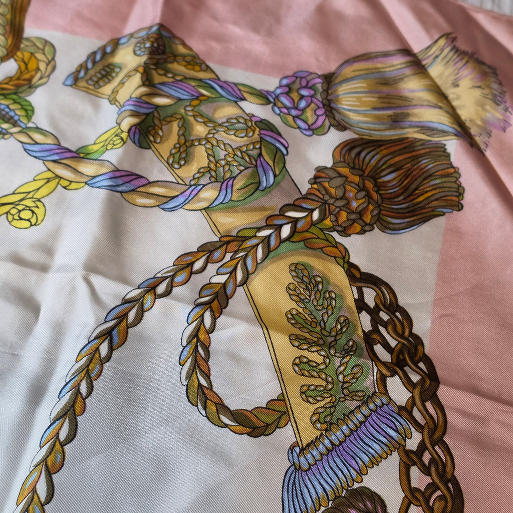 Hermès “Passementerie” Silk Scarf – 90cm Carré – Mint Condition