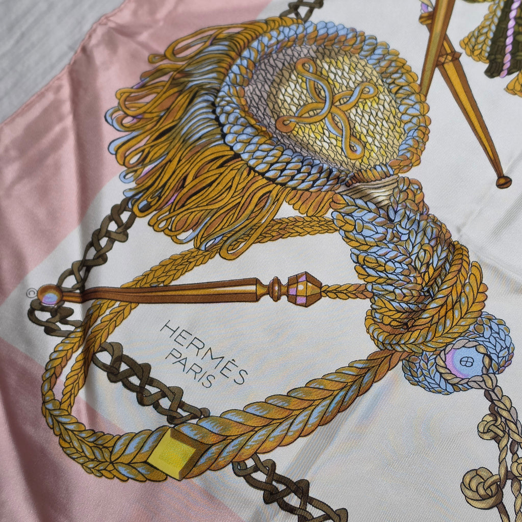 Hermès “Passementerie” Silk Scarf – 90cm Carré – Mint Condition