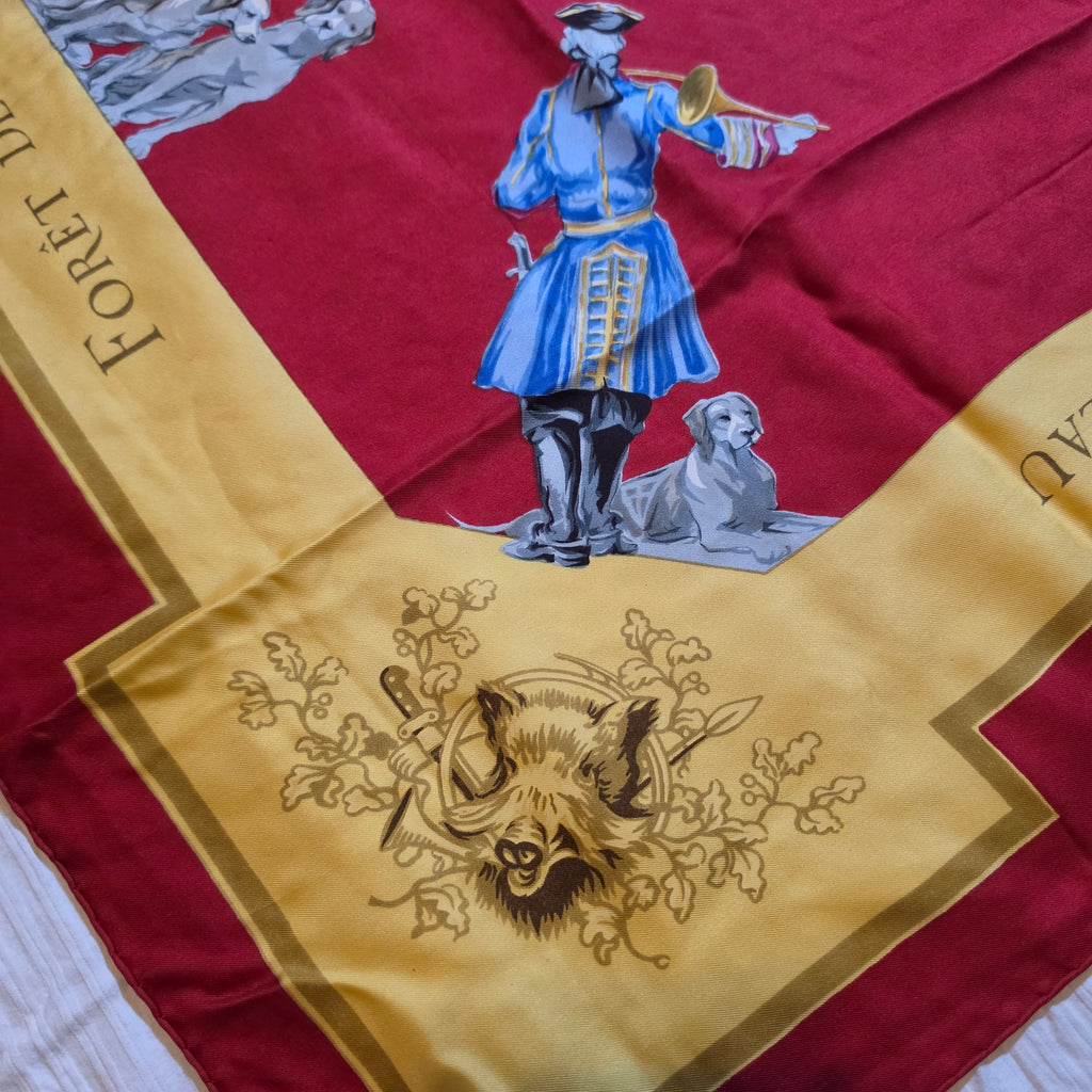 1956 Vintage Hermès "Grande Vénerie Royale" 90cm Silk Scarf (Rare First Edition)