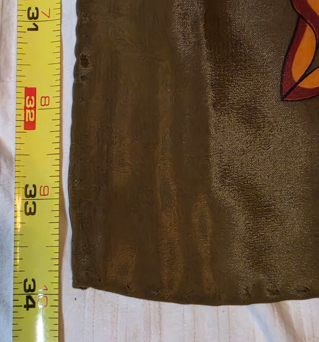 Hermès “Les Montgolfières” Silk Scarf – Olive Green – 90cm Carré – Mint Condition