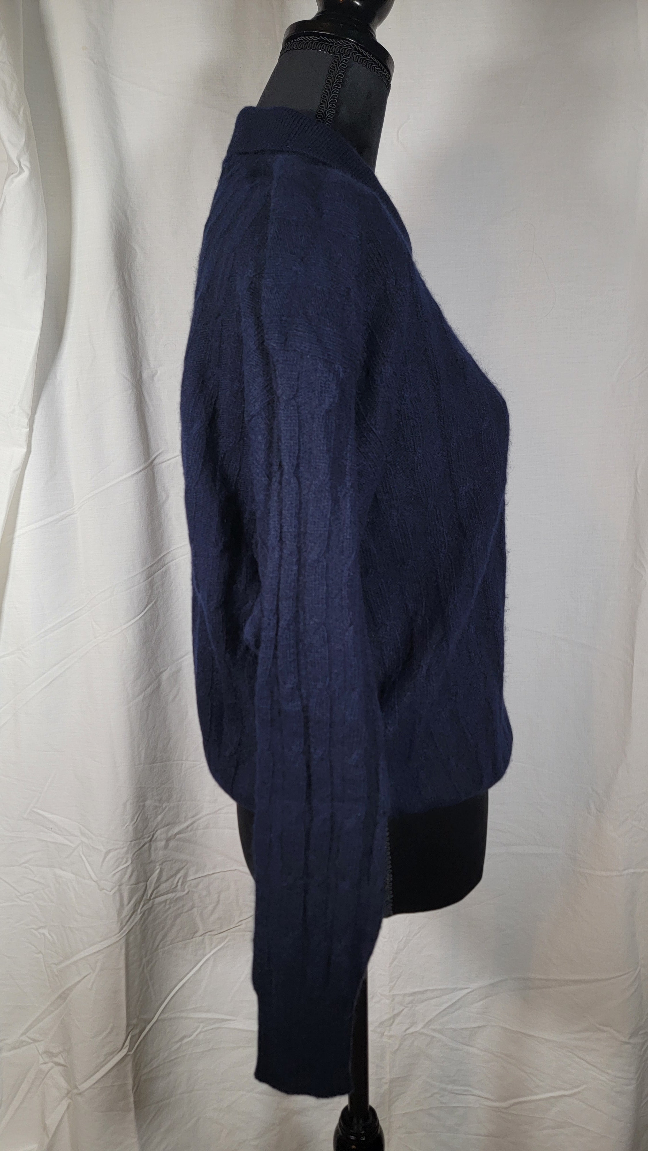 N. Peal Women's Vintage Cashmere Pullover — c. 1970s, Made in Scotland