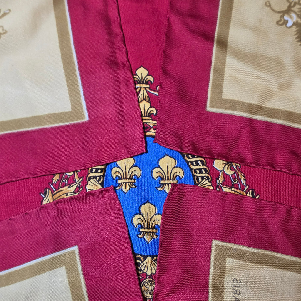1956 Vintage Hermès "Grande Vénerie Royale" 90cm Silk Scarf (Rare First Edition)