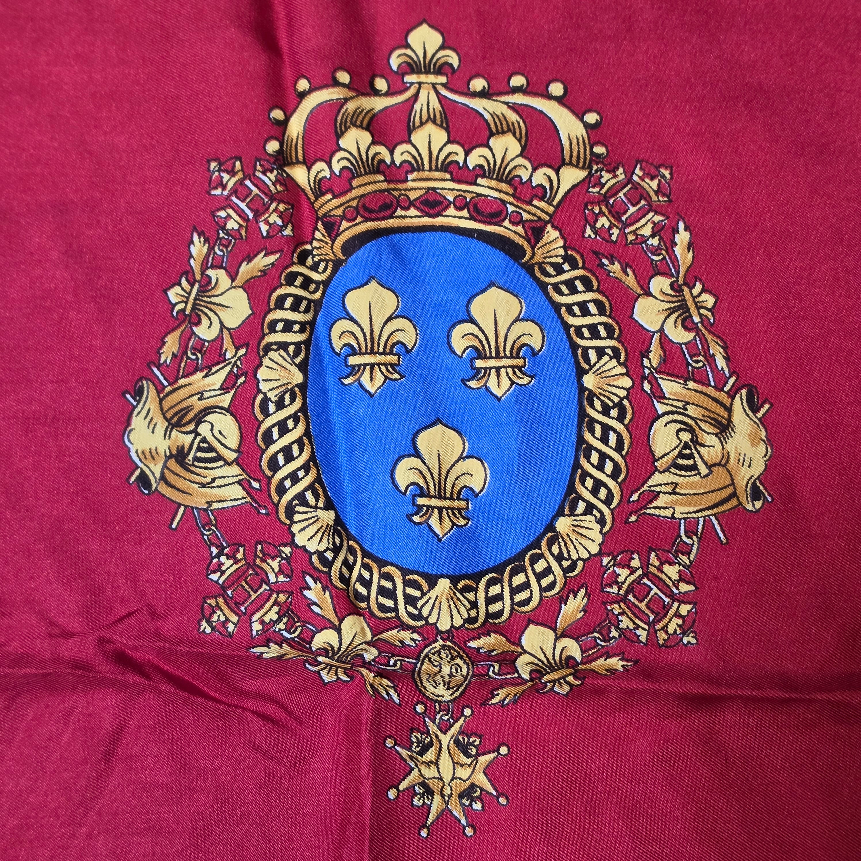 1956 Vintage Hermès "Grande Vénerie Royale" 90cm Silk Scarf (Rare First Edition)